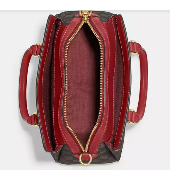 New! Mini Darcie Carryall in Signature Canvas - Picture 5 of 7